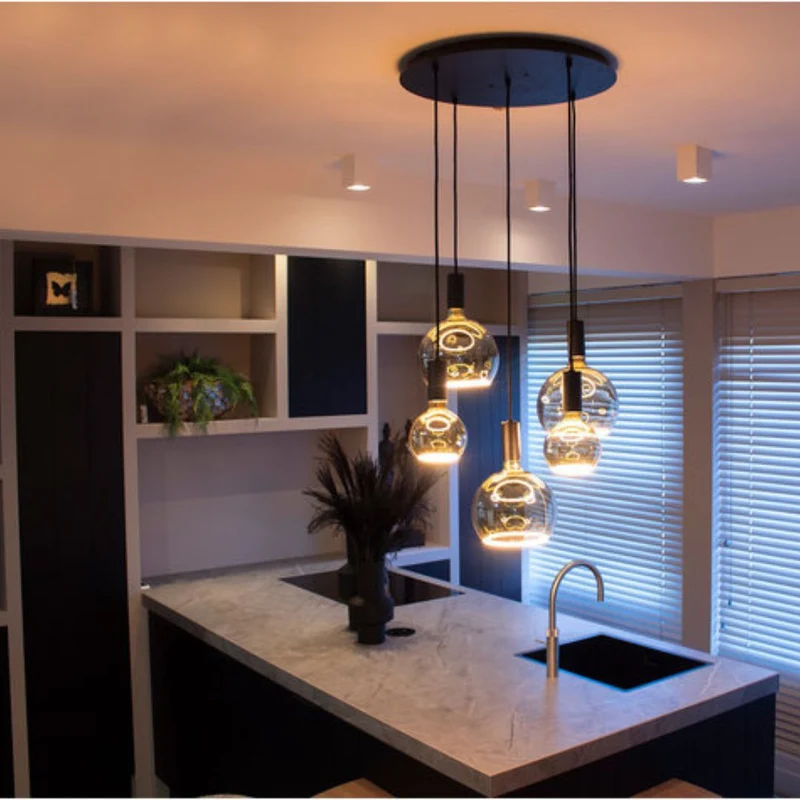 40072 - Segula 007 Pendelleuchte rund Ø50 cm - 5 Lichter