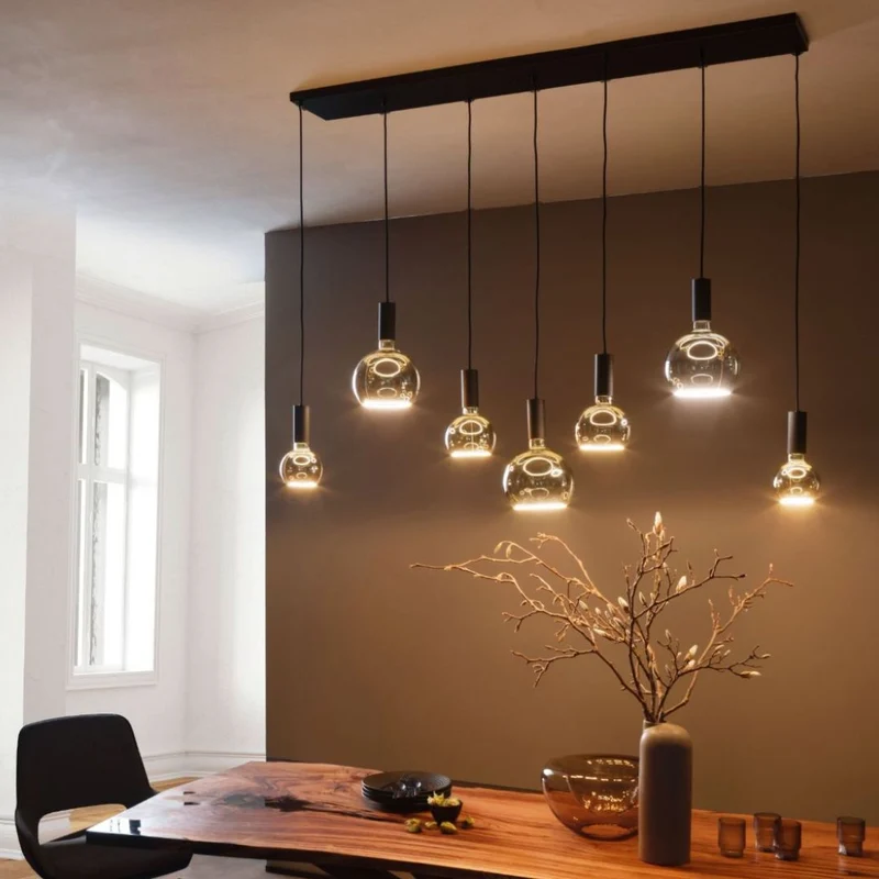 40071 - Segula 007 Pendelleuchte gerade 145cm - 7 Lichter