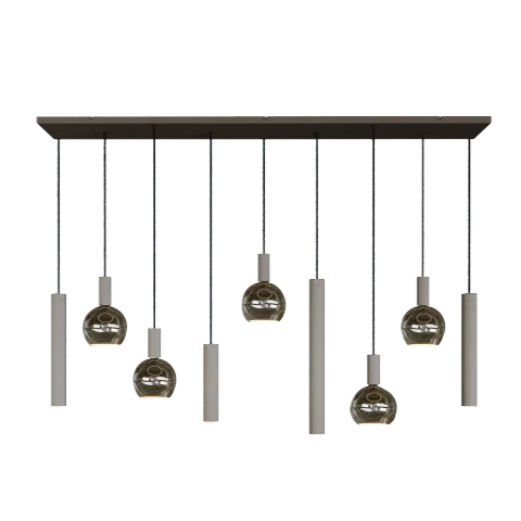 4325 - Riva Pendelleuchte gerade 170cm - 9 Lichter