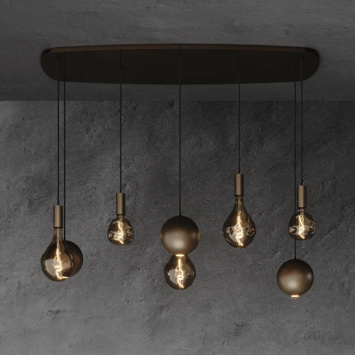 4520 - Gerace Pendelleuchte Dänisch oval groß
