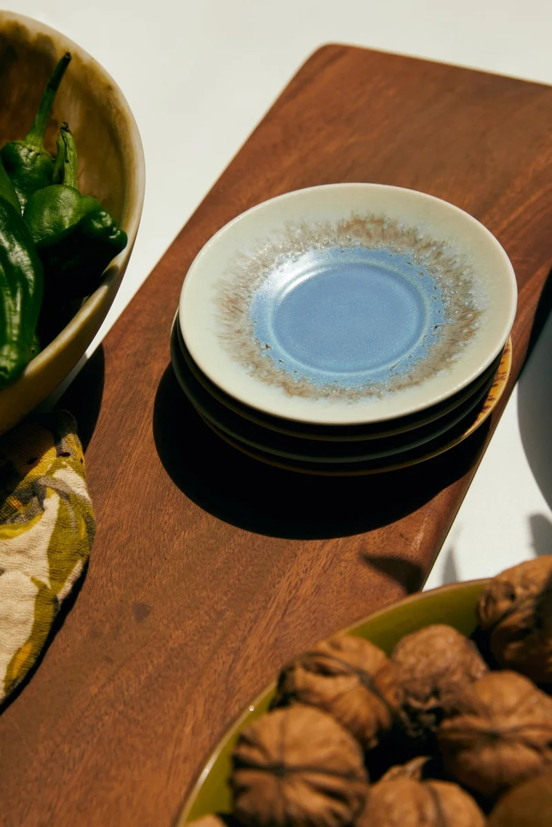 70's ceramics: Untertasse Azure