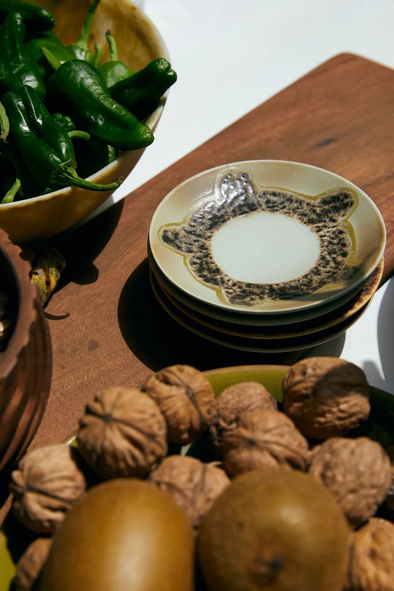 70's ceramics: Untertasse Rocky