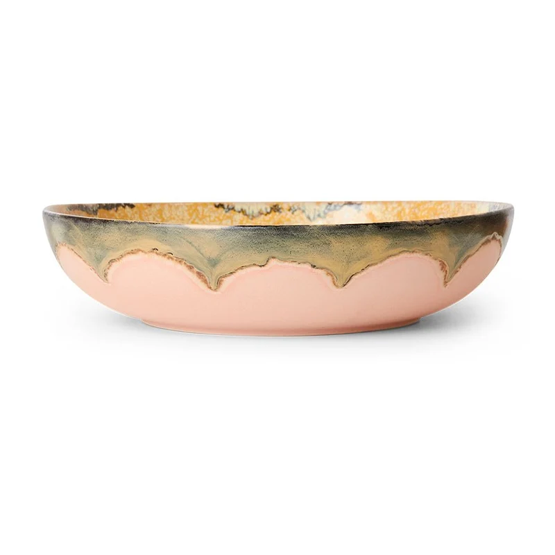 70s ceramics: Salatschüssel Sunflower, bowl