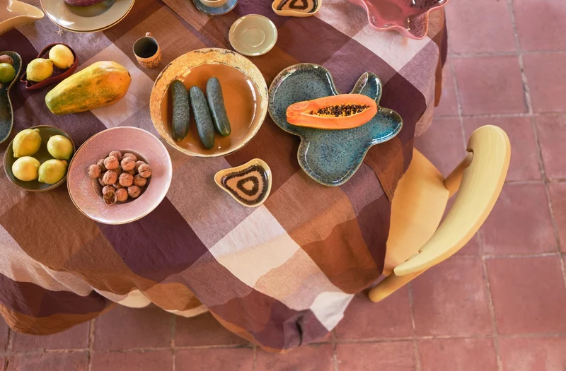 70s ceramics: Salatschüssel Sunflower, bowl