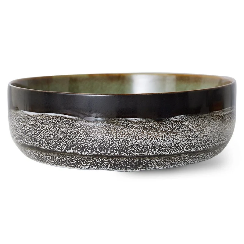 70s ceramics: Salatschüssel, Bowl, Rock on