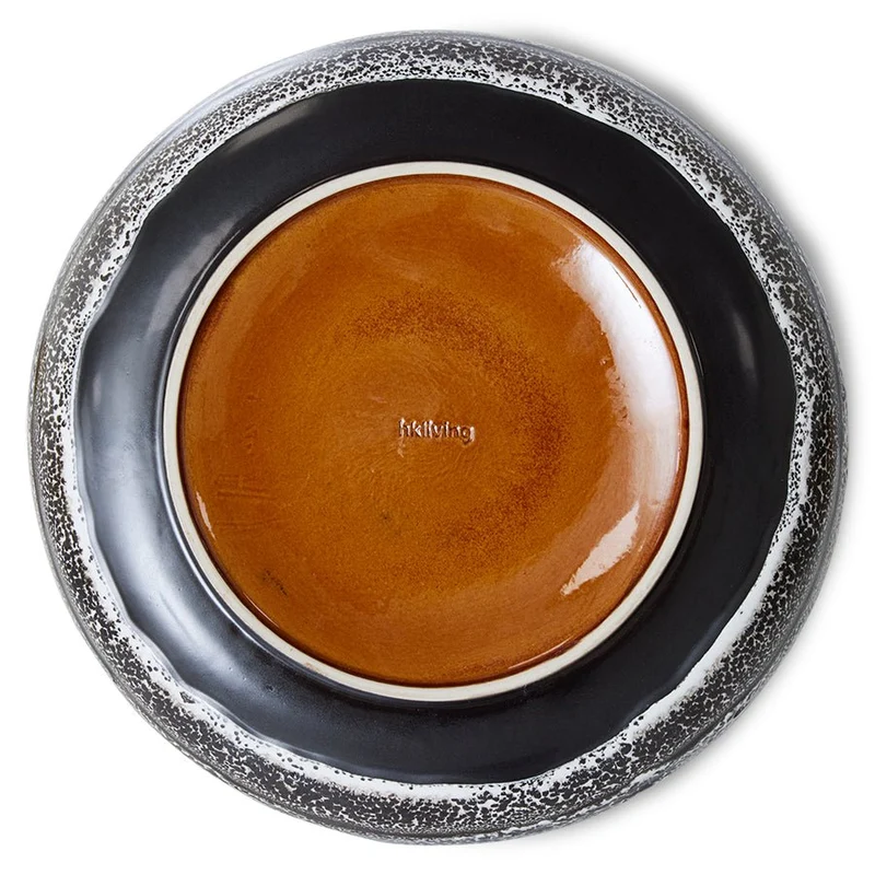 70s ceramics: Salatschüssel, Bowl, Rock on