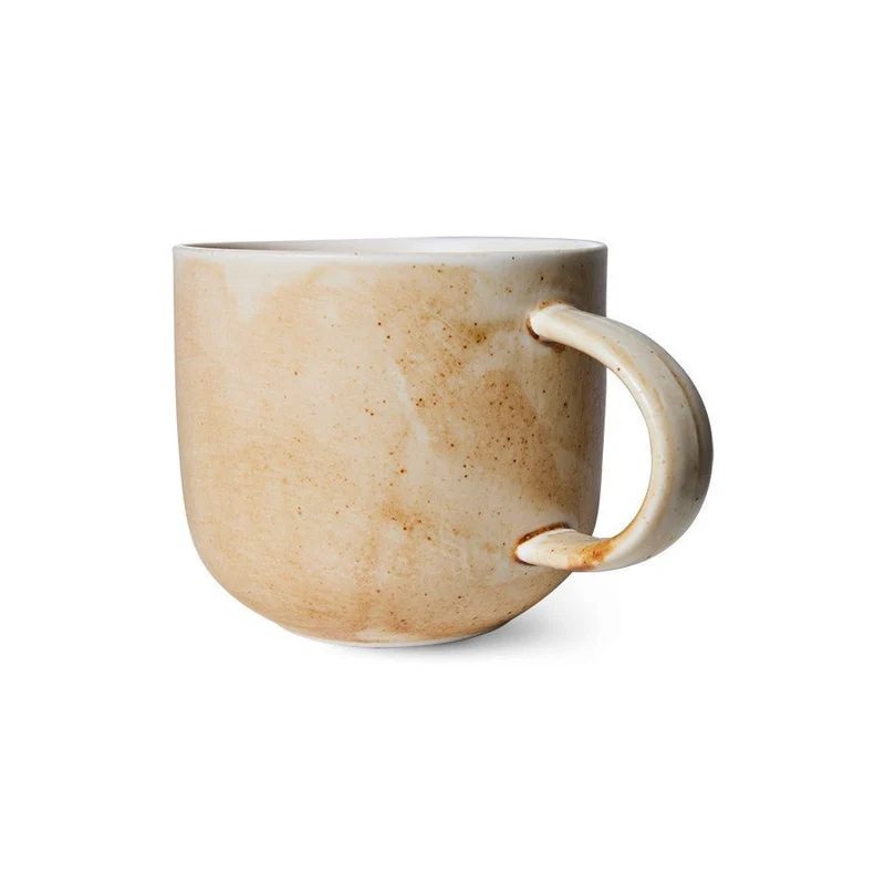 Chef Ceramics: Tasse Rustic, Creme/Braun, 320ml