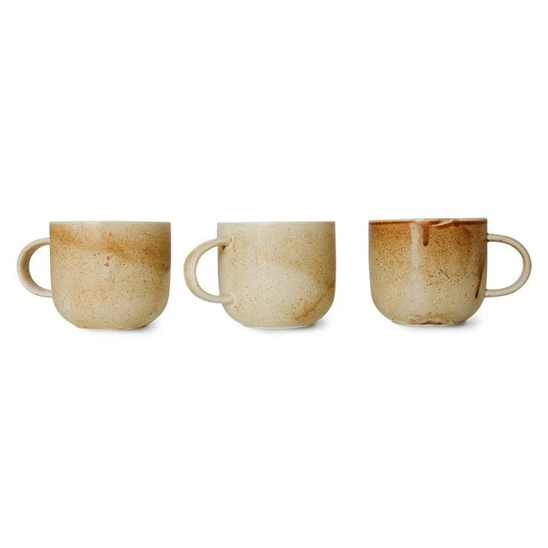Chef Ceramics: Tasse Rustic, Creme/Braun, 320ml