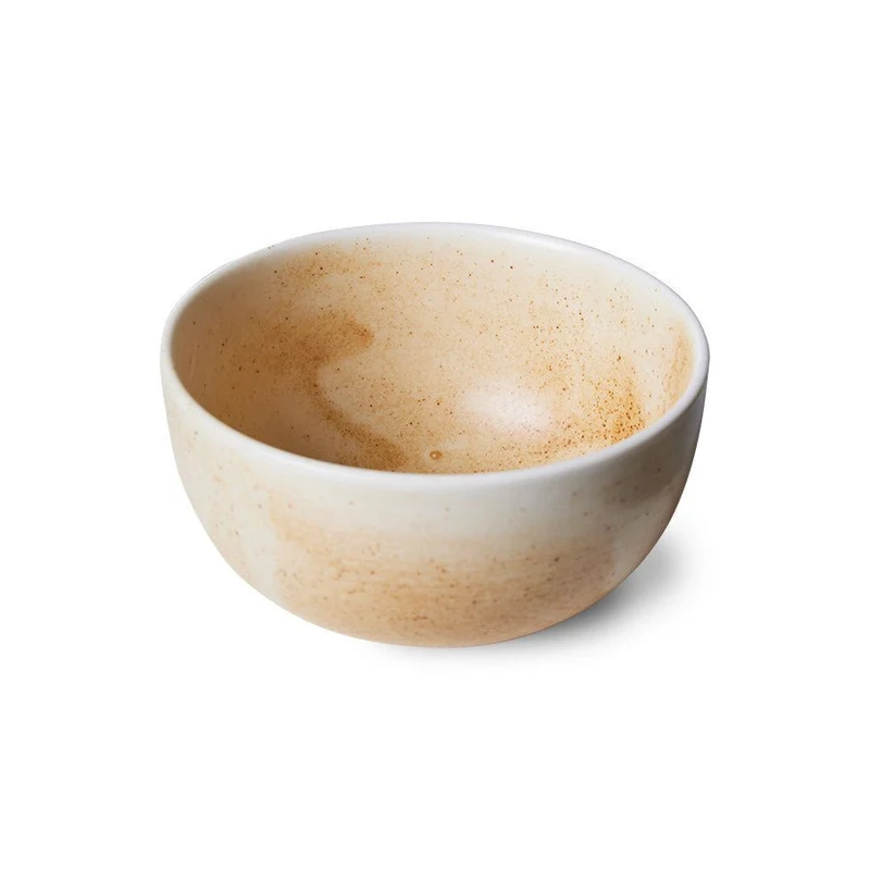 Chef Ceramics: Schüssel Rustic, Creme/Braun, 260ml
