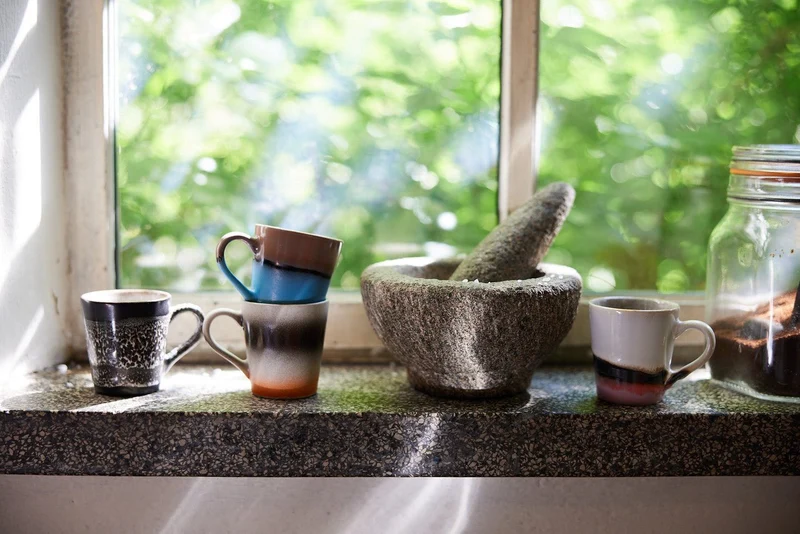 70's Ceramics: Espressotassen Funky, 80ml