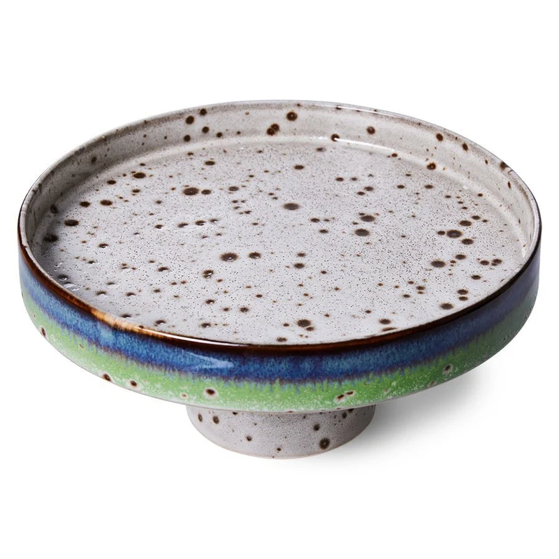 70's Ceramics: Schale auf Sockel Comet