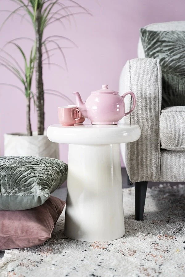 Sidetable Glaze - white