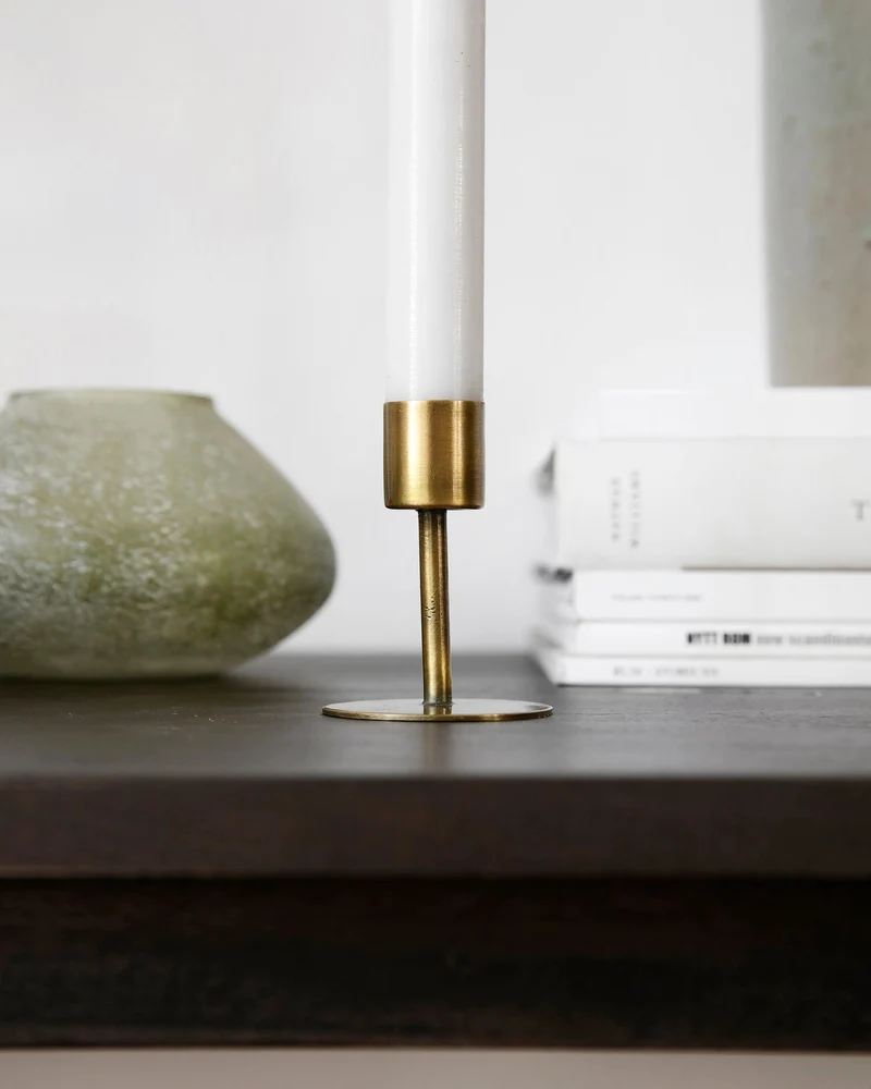 Kerzenhalter, Anit, Antique Brass