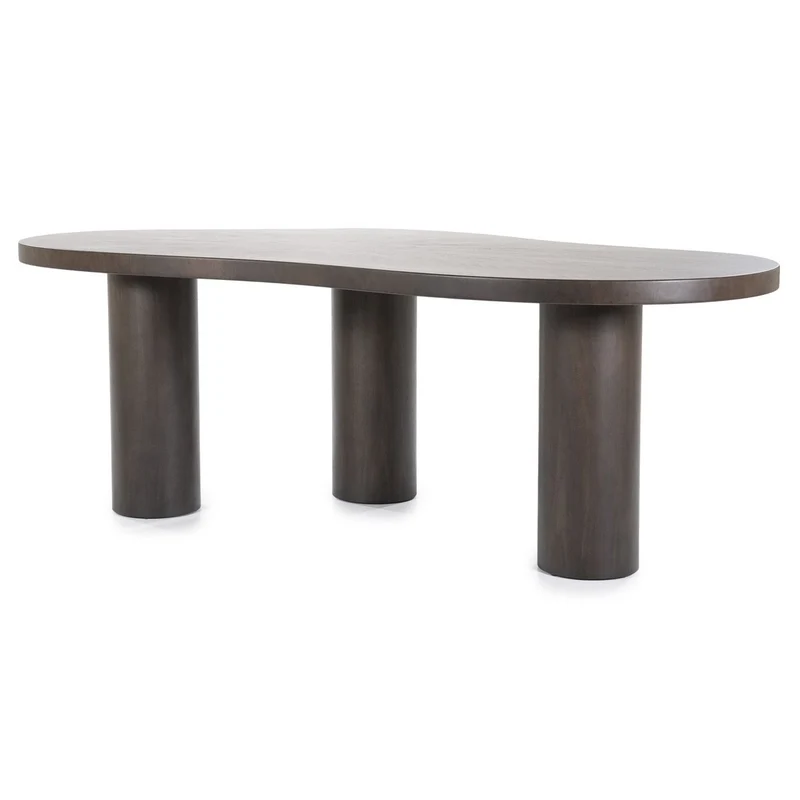 Esstisch BOBBIE organisch 215 x 110 cm Wallnuss
