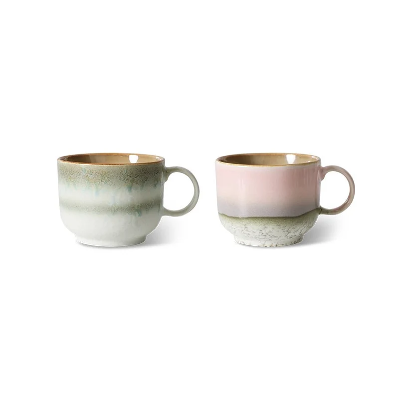 70's Ceramics: Teetassen Nova, Set von 2