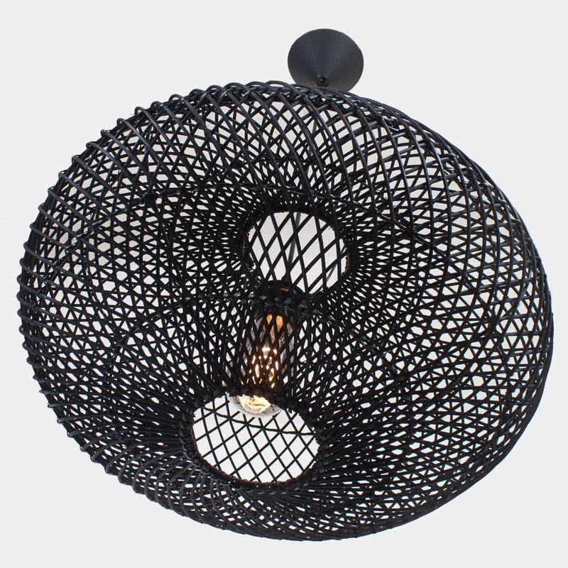 Pendelleuchte Sunrise 50cm Schwarz
