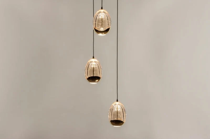 Pendelleuchte Golden 3er
