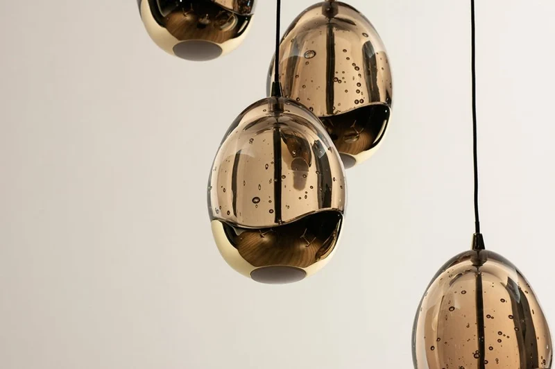 Pendelleuchte Golden 5er