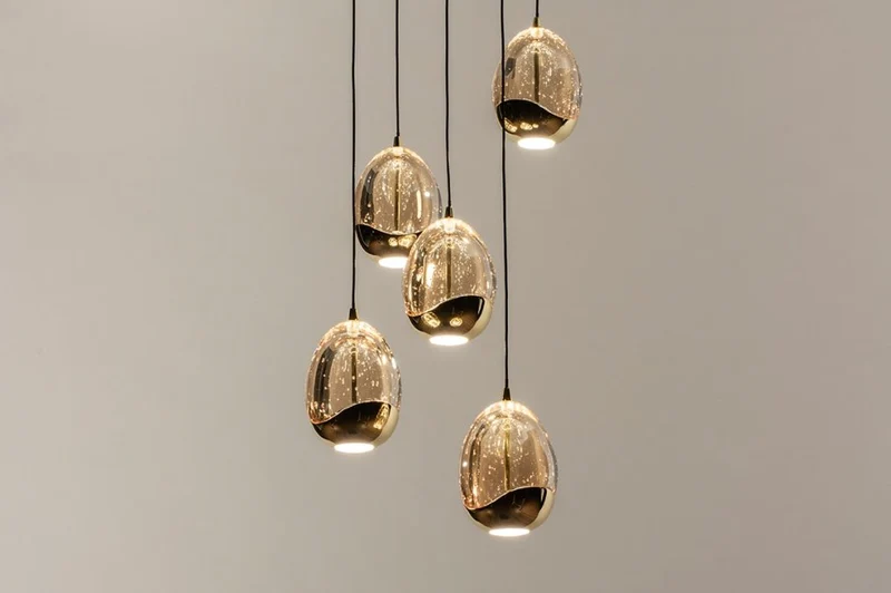Pendelleuchte Golden 5er