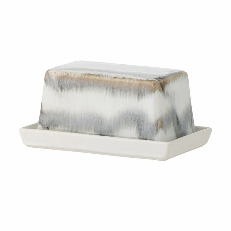 Butterdose Paula, Grau/Blau