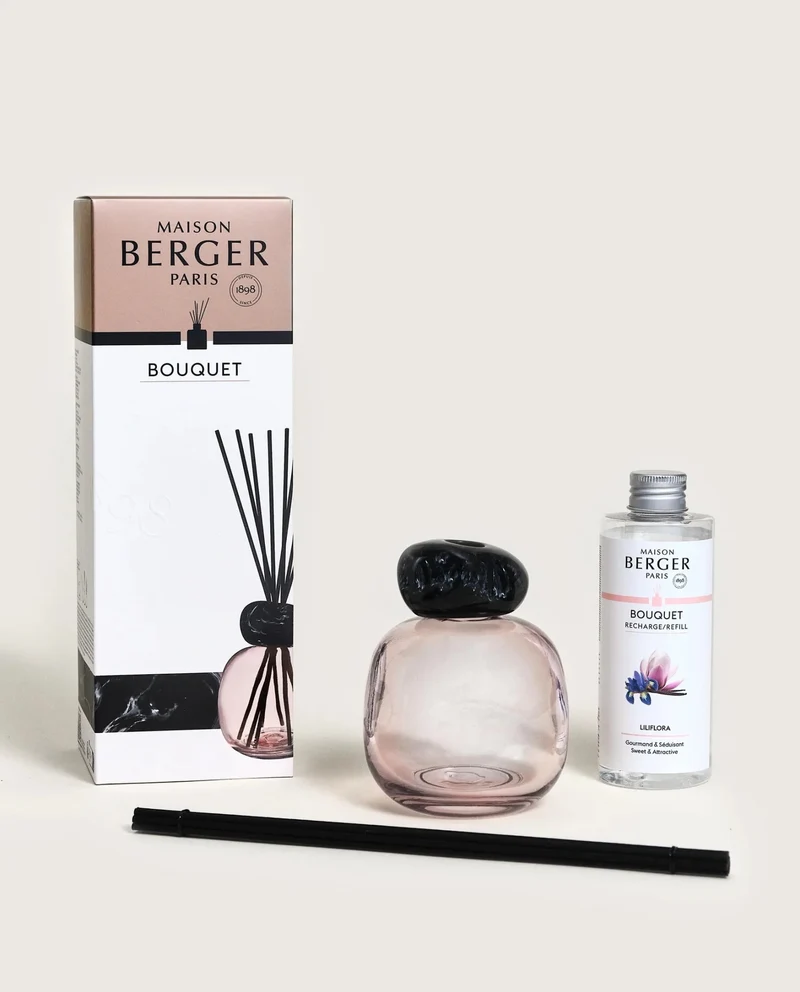 Raumduft Diffuser Mineral Rosa/Schwarz - Liliflora