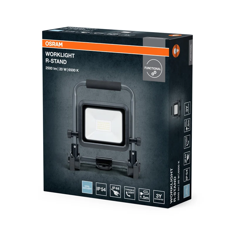 OSRAM VAL Kleines LED-Worklight, gr/sw, 20W, 2000lm