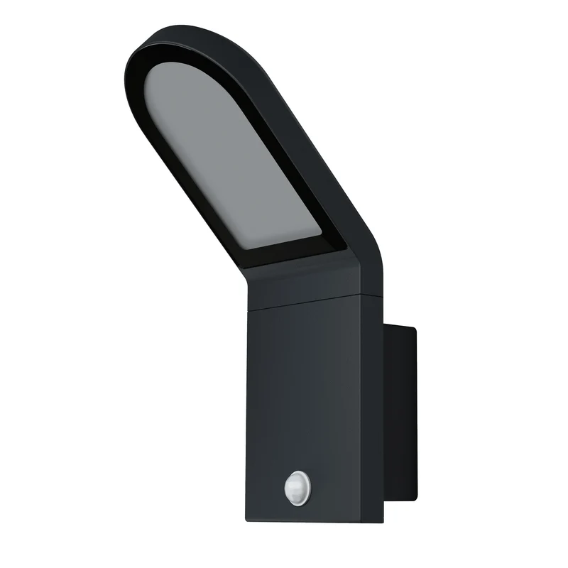 OSRAM ENDURA Style schlanke LED-Outdoor-Wandleuchte mit hoher Lichtleistung und optionalem Sensor in Dunkelgrau, IP44-Schutz, für Eingangsbeleuchtung und Fassaden