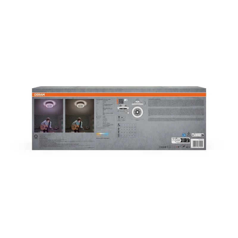 OSRAM LED Deckenventilator Murlan 490mm 43W CCT RGB