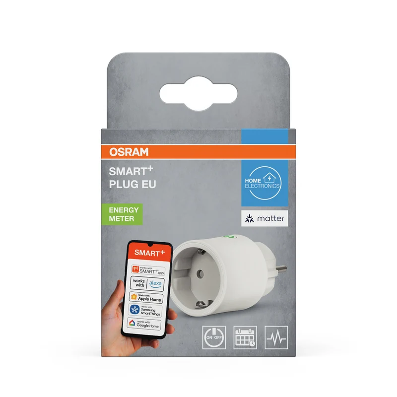 AKTION - OSRAM Wifi SMART+ Smarte Outdoor Überwachungskamera Solar Weiß inkl. Gratis Smart Plug