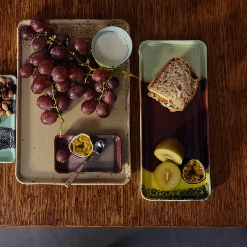 HKliving 70s Ceramics Kuchenplatte – Stoneware Einzelstück
