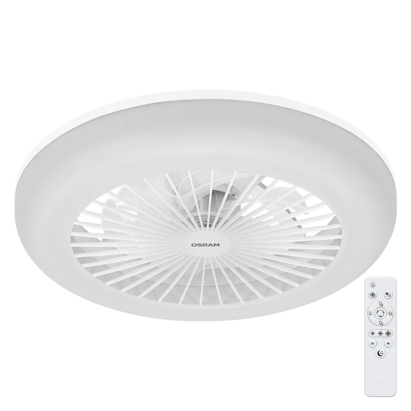 OSRAM LED Deckenventilator Sudestada, Weiß, 45W, 2700-6500K, 2700 lm, 450mm, CCT
