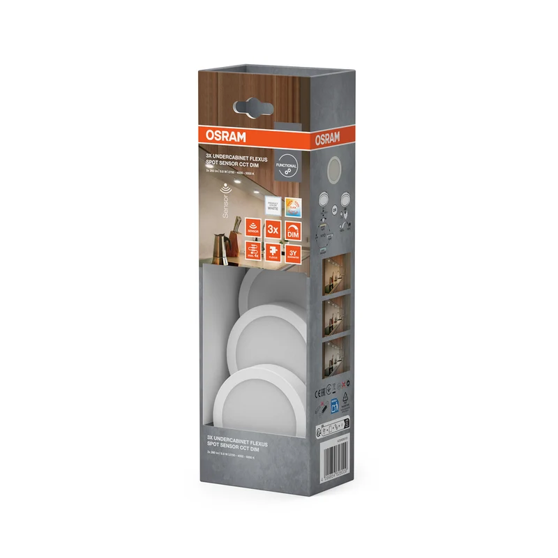 OSRAM Unterbauleuchte Flexus Spot 9,8W CCT dimmbar Weiß