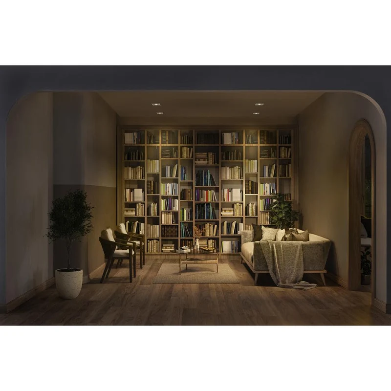 OSRAM LED Spot Recess Einbaustrahler Set GU10 schwenkbar Square Click 4.5W Grünmessing ⌀68 mm