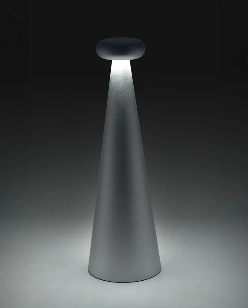 Bedin tragbare Akkuleuchte Braun - Alessi