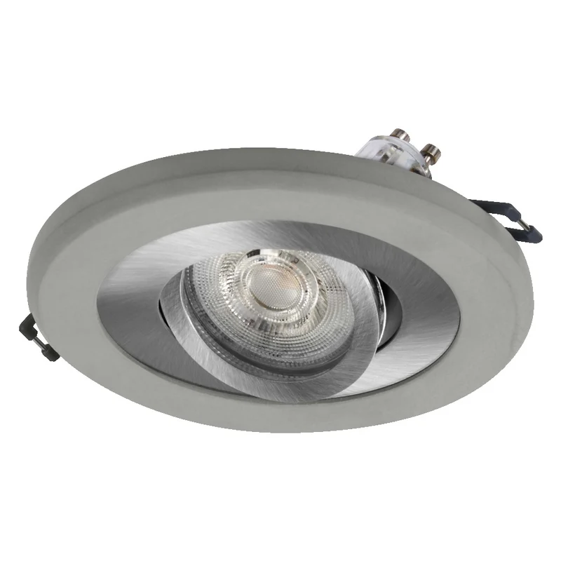 OSRAM Concrete Spot GU10 Einbaustrahler 4.5W Bright Satin-Nickel ⌀68 mm