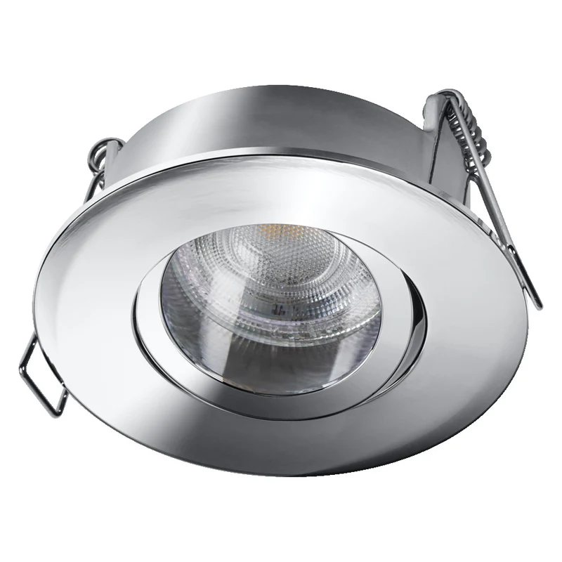 OSRAM LED Spot Recess Einbaustrahler Bad Set GU10 Dim schwenkbar Click 6W Weiß ⌀68 mm