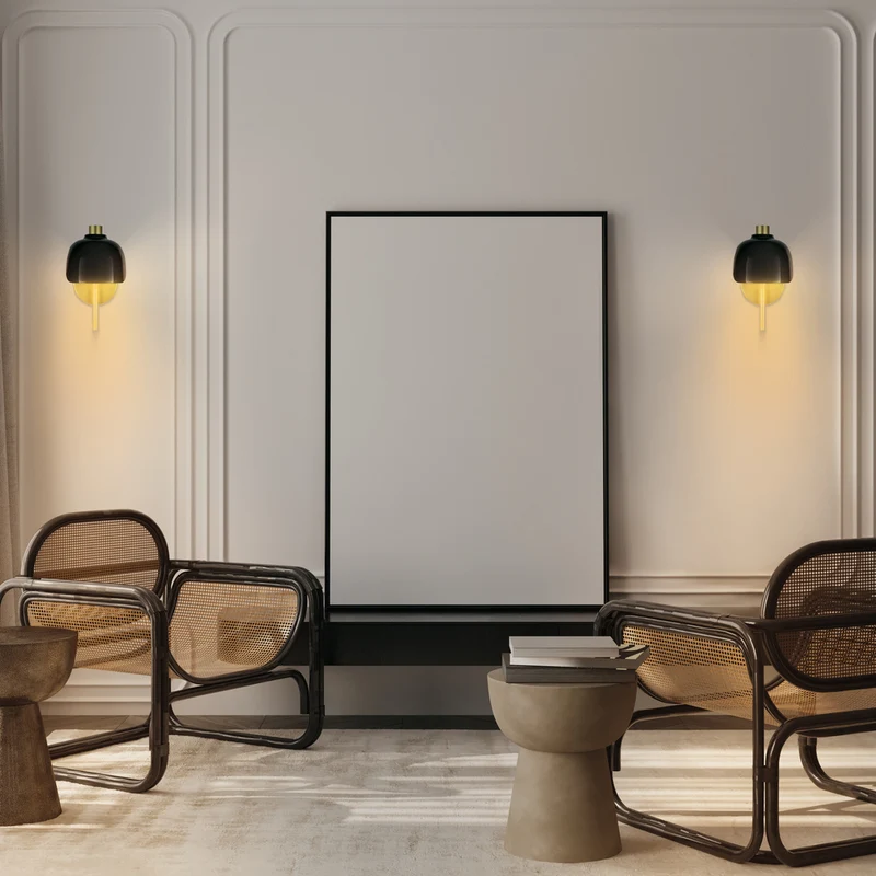 OSRAM DECOR Corolle Wandleuchte G9 Schwarz