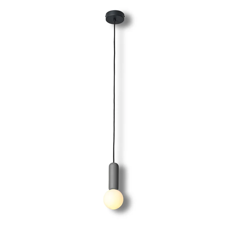 OSRAM DECOR Concrete Mic Pendelleuchte 1xG9 Dunkelgrau