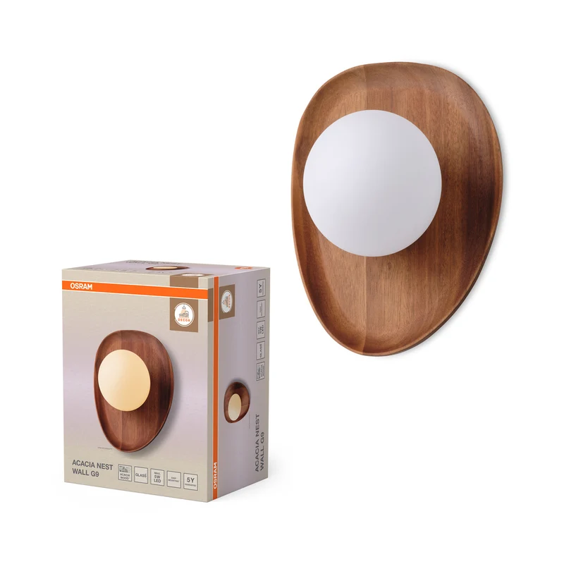 OSRAM DECOR Acacia Nest Wandleuchte 1xG9 Braun