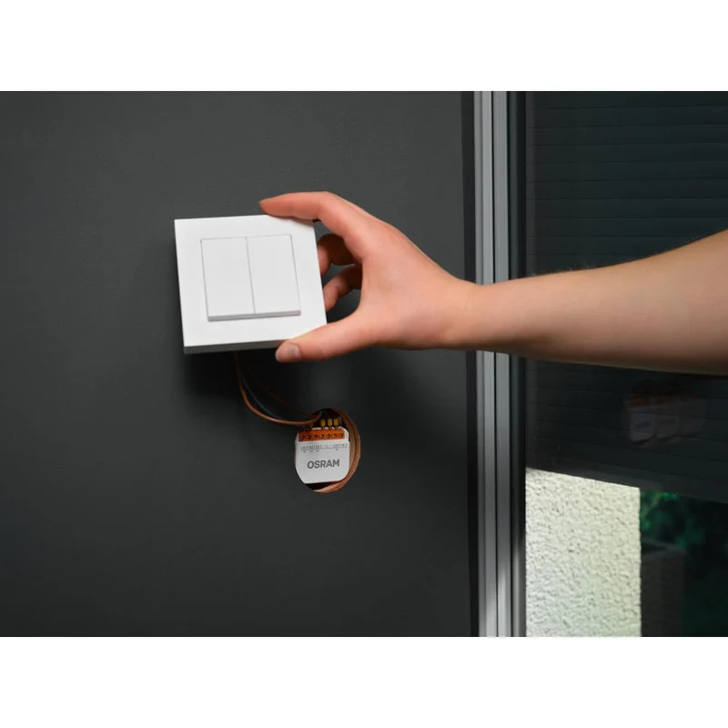 OSRAM Wifi SMART+ Schaltmodul / Schaltaktor für Rolladenmotoren Weiß
