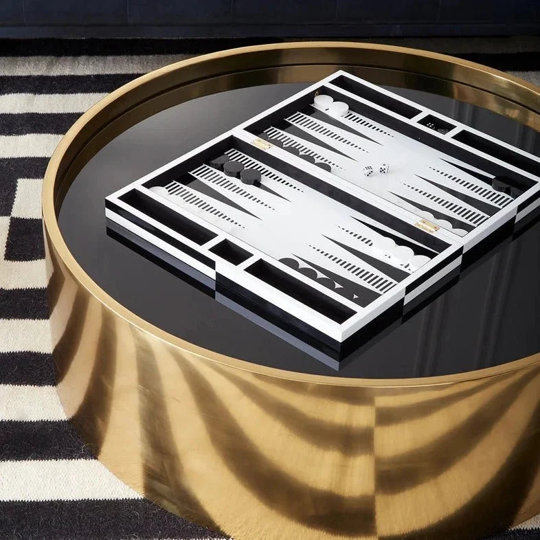 Op Art Backgammon Set Spiel - Jonathan Adler
