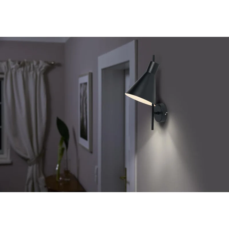 OSRAM DECOR Tokio Wall Wandleuchte, 3000K, 5W, 300lm, Schwarz