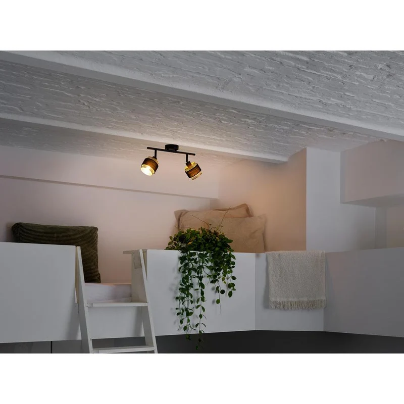 OSRAM DECOR Spot Hornet Deckenleuchte 2X2.8W, E14, 250lm, 2700K, Schwarz