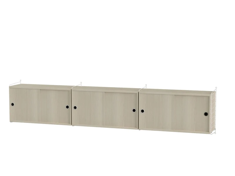 Wohnzimmer Komplettset D - Regalsystem - Stringfurniture