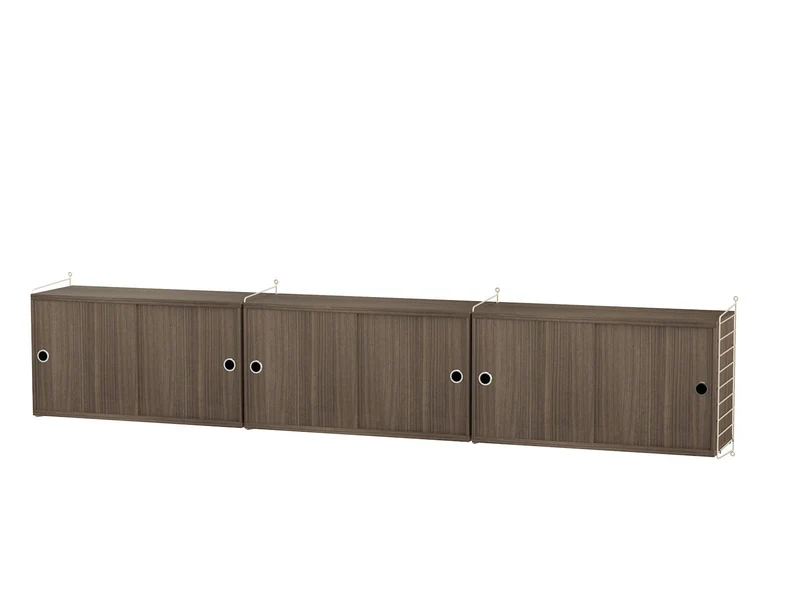 Wohnzimmer Komplettset D - Regalsystem - Stringfurniture