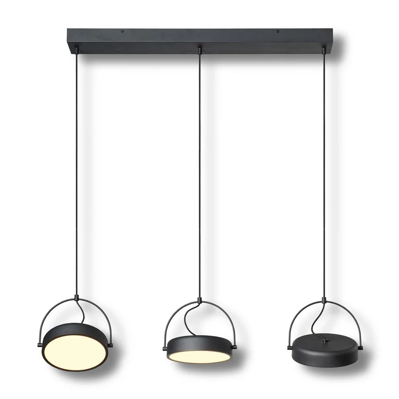 OSRAM DECOR Puck 3x Pendelleuchte 36W Schwarz