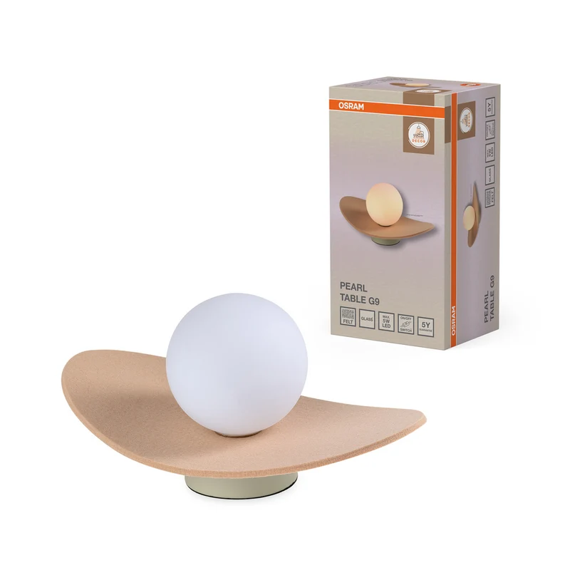 OSRAM DECOR Pearl Tischleuchte 1xG9 Beige