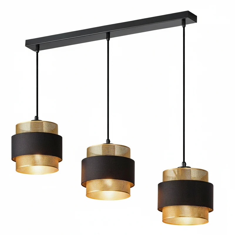 OSRAM DECOR Hornet Pendelleuchte Linear 3xE27 Schwarz