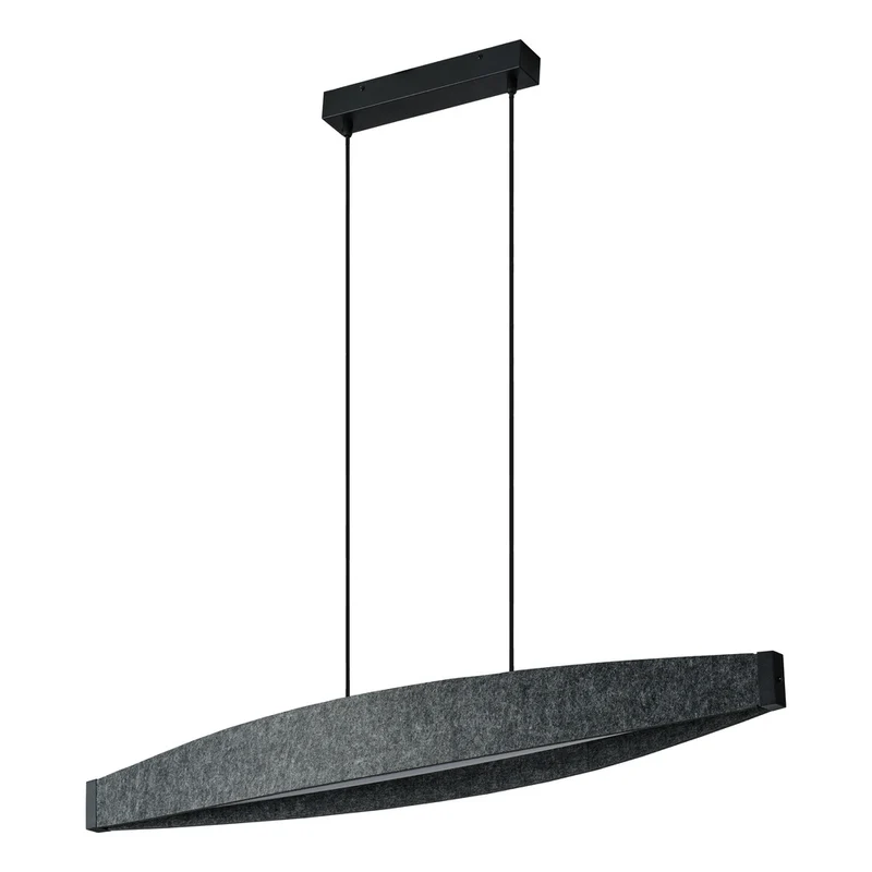 OSRAM DECOR Flat Felt Pendelleuchte 23W 830 Dunkelgrau