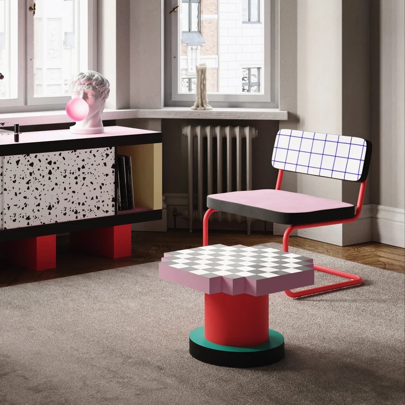 Couchtisch Supercoffee Table Chessboard - Seletti